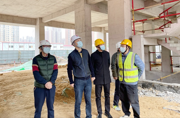 市政公用集團黨委委員、副總經(jīng)理葛威敏到泉邦產(chǎn)業(yè)園項目檢查安全生產(chǎn)工