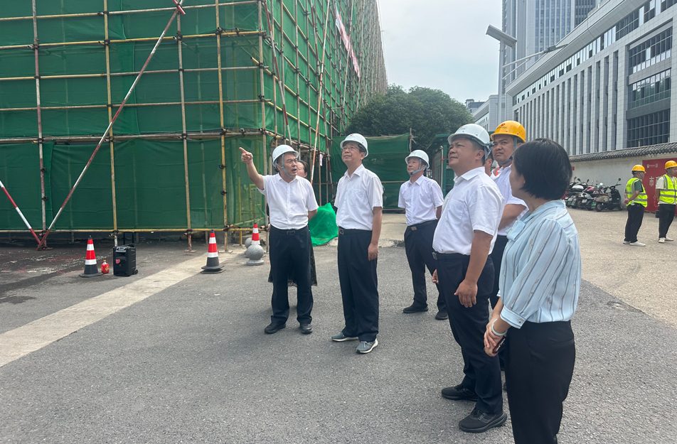 南昌市人大常委會(huì)副主任、黨組成員王強(qiáng)一行到新建區(qū)老舊小區(qū)改造項(xiàng)目檢查調(diào)研